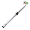 A silver telescopic vacuum cleaner wand with a black grip, against a white background. A logo for "MisterVac" is in the top right corner. Náhled obrázku produktu