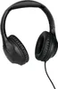 A pair of black over-ear headphones with a cable, isolated on a white background. Produktbild-Vorschau