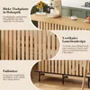Bartafel met voetsteun en een tweelaags plank, compacte Productafbeelding-voorbeeld 3