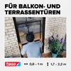 tesa Fliegengitter Insektenschutz Tür ohne bohren Alu FALT Produktbild-Vorschau 3