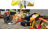 Notfall-Rettungsdecke – 160x210 cm Gold/Silber – Wärmefolie Produktbild-Vorschau 3