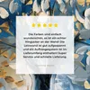 MuchoWow® - Leinwandbilder - Baum - Blau - Gold - Abstrakt, Produktbild-Vorschau 8