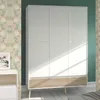 Dresser Hardy 135cm avec 3 Tren - petit-lait/chêne Voir les images du produit 2