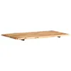 vidaXL Tischplatte Massivholz Akazie 100x(50-60)x2,5 cm Produktbild-Vorschau 8
