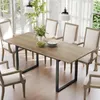 Mesa de comedor extensible HOMCOM, 140/180 x 80 cm, para Vista previa de la imagen del producto 2