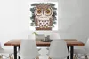 MuchoWow® Poster Illustration einer kleinen Eule 75x75 cm - Produktbild-Vorschau 2
