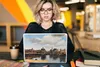 MuchoWow® Laptop Aufkleber Sticker Cover Vermeer - Stadt - Produktbild-Vorschau 5