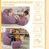 Dreamroots Worek fasola dla dzieci 70x70x70cm z oparciem i Podgląd zdjęcia produktu 8