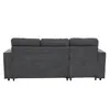 Sofa narożna Merax z schowkiem, sofa w kształcie litery L z Podgląd zdjęcia produktu 13