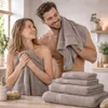 Betz 6-TLG. Handtuch-Set Palermo 100% Baumwolle 1 Liegetuch Produktbild-Vorschau 3