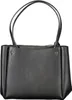 Schwarze Damen-Tasche mit Henkel & Reißverschlusstaschen – Produktbild-Vorschau 2