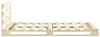 vidaXL Palettenbett Massivholz Kiefer 180×200 cm Produktbild-Vorschau 3