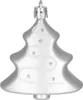 A single silver Christmas tree ornament is shown against a white background. Produktbild-Vorschau