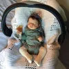 49 cm Bawełniane body z zamkniętymi oczami LOULOU Podgląd zdjęcia produktu 1