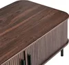 BELIANI Couchtisch Dunkelbraun MDF-Platte mit 2 Produktbild-Vorschau 6