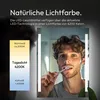 LED Badspiegel 80×60 cm, Aluminiumrahmen, Lichtfarbe Produktbild-Vorschau 3