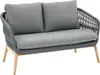 Gartensofa orissa 2-sitzer grau  - Hespéride Produktbild-Vorschau 1