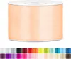 Satinband 50mm Apricot - 25 Meter Rolle Geschenk- & Produktbild-Vorschau 1