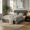 Polsterbett 140x200 cm mit Lattenrost, Doppelbett mit Produktbild-Vorschau 2