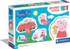 Puzzle Super Color Świnka Peppa 4 układanki Podgląd zdjęcia produktu 2