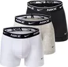 Three pairs of men's boxer briefs are displayed side-by-side against a white background. Produktbild-Vorschau