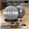 Miweba Sports 4in1 Gymnastikball Set | 65 cm - inkl. Produktbild-Vorschau 3