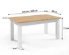 Masseno ESSTISCH SERGIO 160 cm - 340 cm / 90 cm x 77 cm Produktbild-Vorschau 3