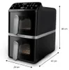 Philips 4000 series Airfryer mit zwei aufeinander Produktbild-Vorschau 8