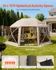 Padiglione pop-up VEVOR, 4,57 x 4,57 m, 13 lati, tenda da Anteprima dell’immagine prodotto 2