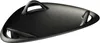 A black plastic sled on a white background. Produktbild-Vorschau