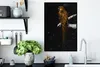 MuchoWow® Gerahmtes Poster Papagei - Vogel - Gold 40x60 cm Produktbild-Vorschau 3