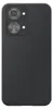 A black smartphone case is shown from the back, with a close-up of the camera module. Produktbild-Vorschau