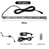 Köhko Vícebarevné LED osvětlení lišta 90 cm vodotěsná pro Náhled obrázku produktu 2