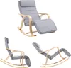 SONGMICS Relaxsessel Schaukelstuhl, Schaukelsessel, Produktbild-Vorschau 4