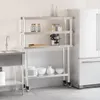 vidaXL Table de travail de cuisine avec panneau à poser Voir les images du produit 3
