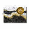 Opviq, 70100CS-046, Nachbildungative Leinwand-Wanduhr, Produktbild-Vorschau 3