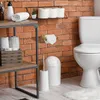 Relaxdays Toilettenpapierhalter Bambus, Klopapierhalter Produktbild-Vorschau 2