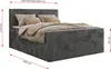 MKS MEBLE Boxspringbett mit zwei Bettkästen TILIANO KING Produktbild-Vorschau 7