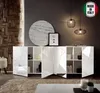 Sideboard mit 4 Türen - Weiß lackiert - CANTIANO Produktbild-Vorschau 19