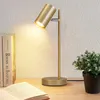 ZMH noční lampička do obývacího pokoje stolní lampa zlatá - Náhled obrázku produktu 1