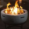 AGA Feuerstelle aus Stahl und Kunststein mit Grillrost und Produktbild-Vorschau 6