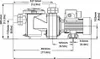 0,5 ps, 9 m³/h einphasen-filtrationspumpe Pentair FFL-051 Produktbild-Vorschau 2