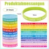 UnboxG Motivationsarmbänder Kinder 24er Set, Produktbild-Vorschau 4
