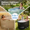 LIVIKING® Eisbad + Faltbare Badewanne Erwachsene [120cm - Produktbild-Vorschau 2