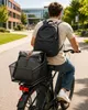 Fahrradkorb hinten 46x30 Schultaschenkorb Halter Produktbild-Vorschau 2