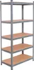 Mehrzweckregal Standregal aus Stahl und MDF, 150x70x30 cm Produktbild-Vorschau 2
