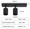 ZMH Plafondlamp LED, zwarte plafondspot, plafondlamp, GU10 Productafbeelding-voorbeeld 14