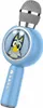 A blue portable speaker with a microphone and a Bluey character graphic. Produktbild-Vorschau