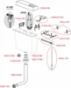 AlcaDrain Spülkasten A940-H-3/8" Start/Stop Spülung Anteprima dell’immagine prodotto 3