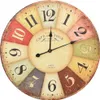 vidaXL Vintage Wanduhr Bunt 60 cm Produktbild-Vorschau 1